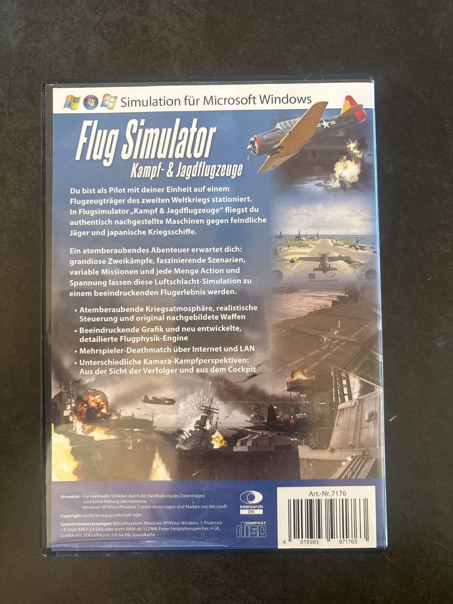 Microsoft Spiele: Microsoft Windows Flug Simulator Kampf- & Jagdflugzeuge – Neu (gemäss Beschreibung) aus Ruswil von Slivio_ 1