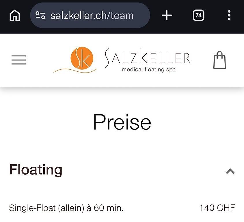 Buoni: Gutschein Bon für Floating – Usato da Weinfelden venduto da fab_99ml 2