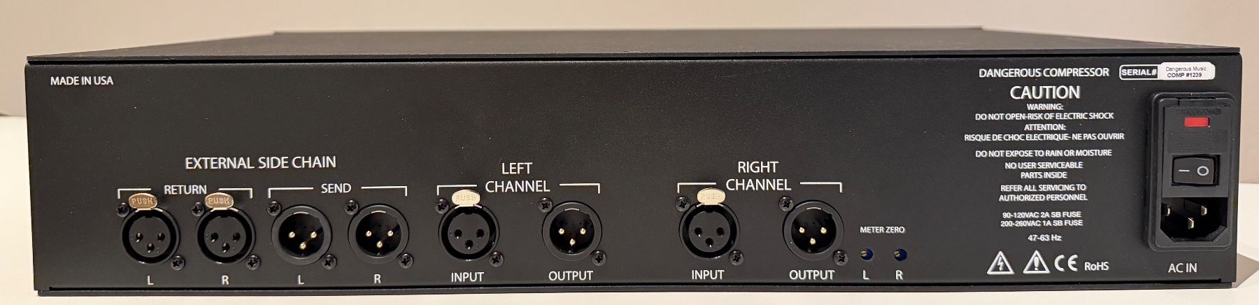 Strumenti musicali: Dangerous Music Compressor (VCA) - OVP – Usato da Zug venduto da ebojfm 3