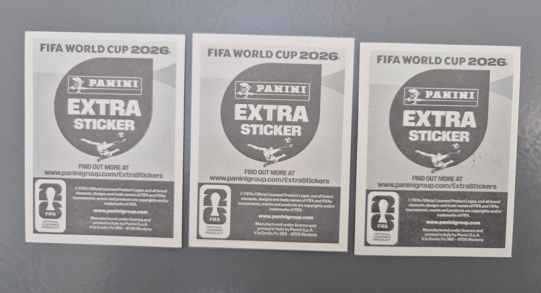 Panini Carte collezionabili: Top Angebot!  3 Fifa Panini Extra Sticker – Nuovo (secondo la descrizione) da Dielsdorf venduto da doze02 1