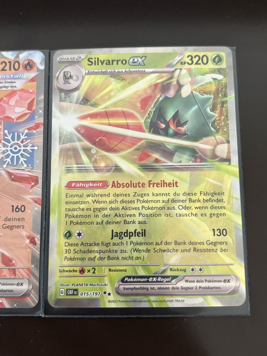 Pokémon Cartes à collectionner: Kubuin ex & Silvarro ex, Pokémon Obsidian Flames DE – Neuf (Voir description) à Basel par Michele4123 2