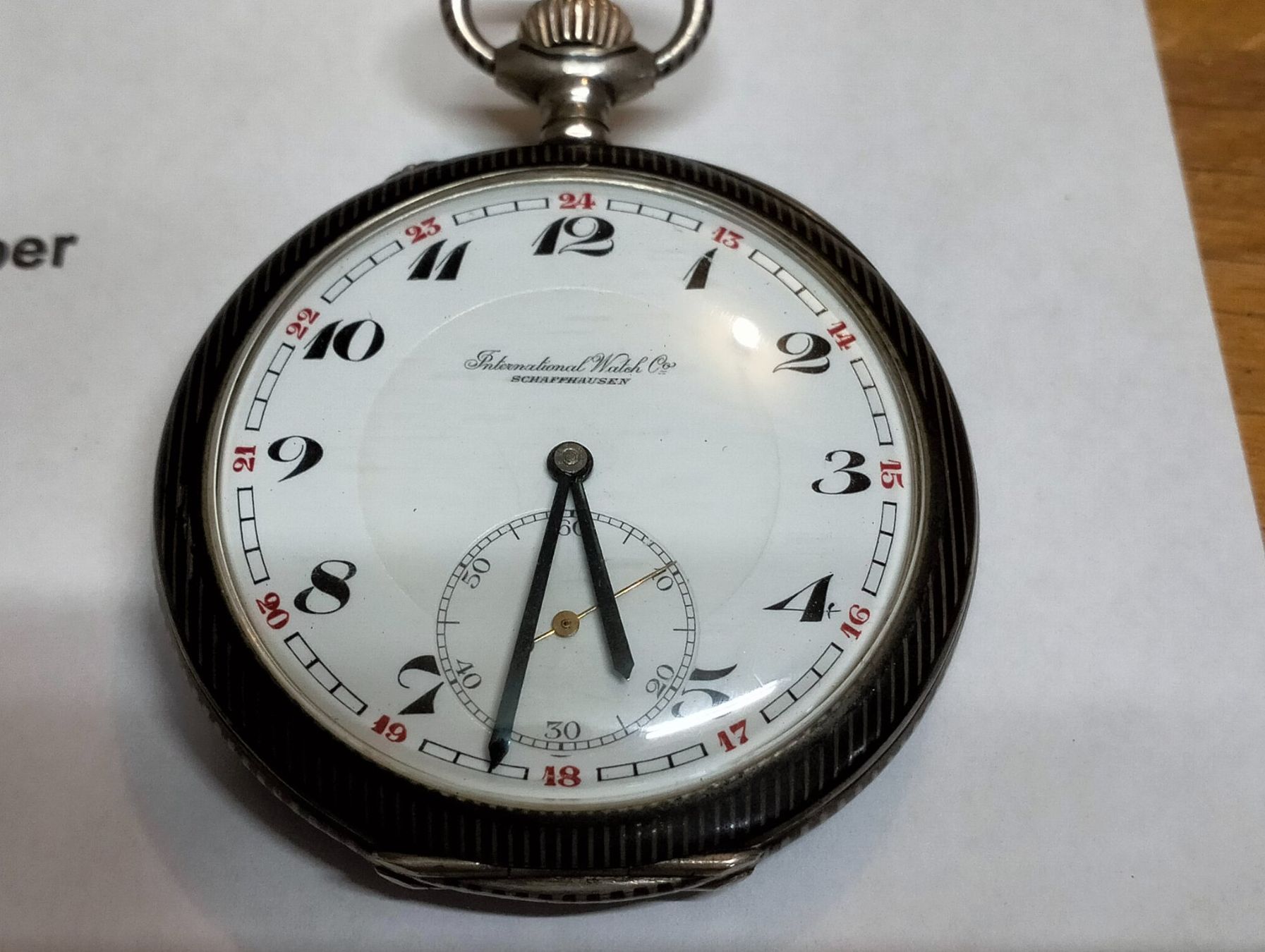 IWC Uhren: TASCHENUHR VON IWC 900ER SILBER – Gebraucht aus Ennetmoos von brunhildenb 1