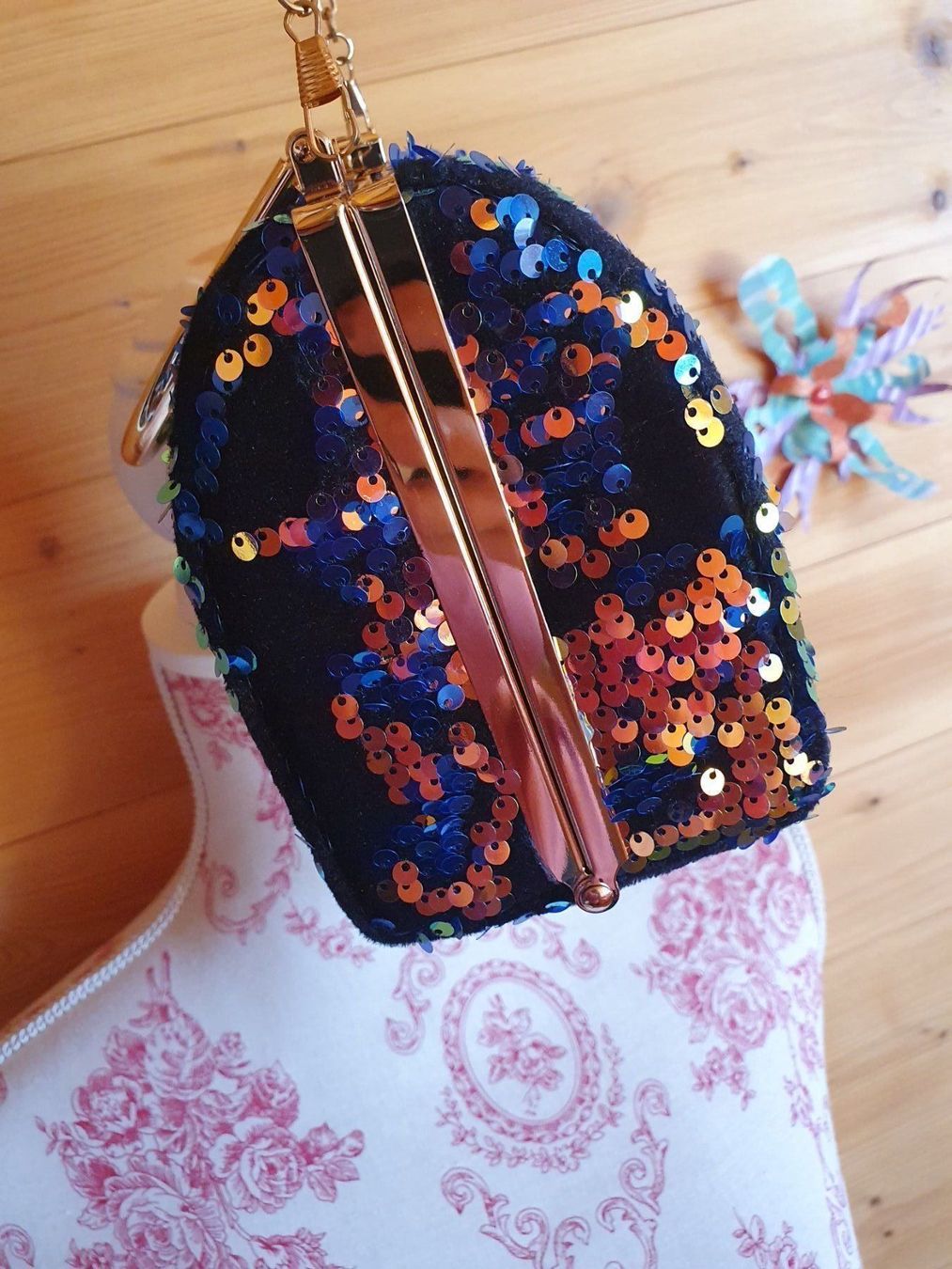 Borse da donna: Sac pochette - clutch à sequins – Nuovo (secondo la descrizione) da Corbeyrier venduto da Lalaland99 6