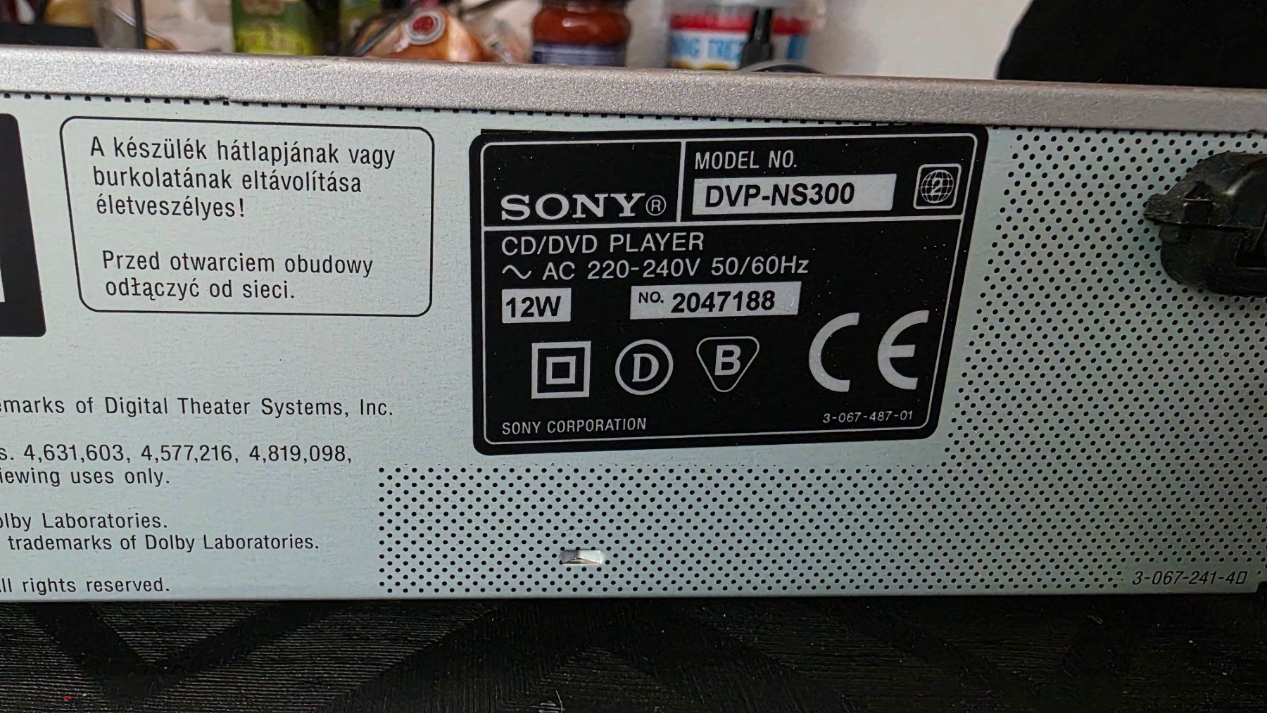 Sony Audio- & Mediensysteme: SONY DVP-NS300 CD/DVD Player – Gebraucht aus Luterbach von SuperHuper 4