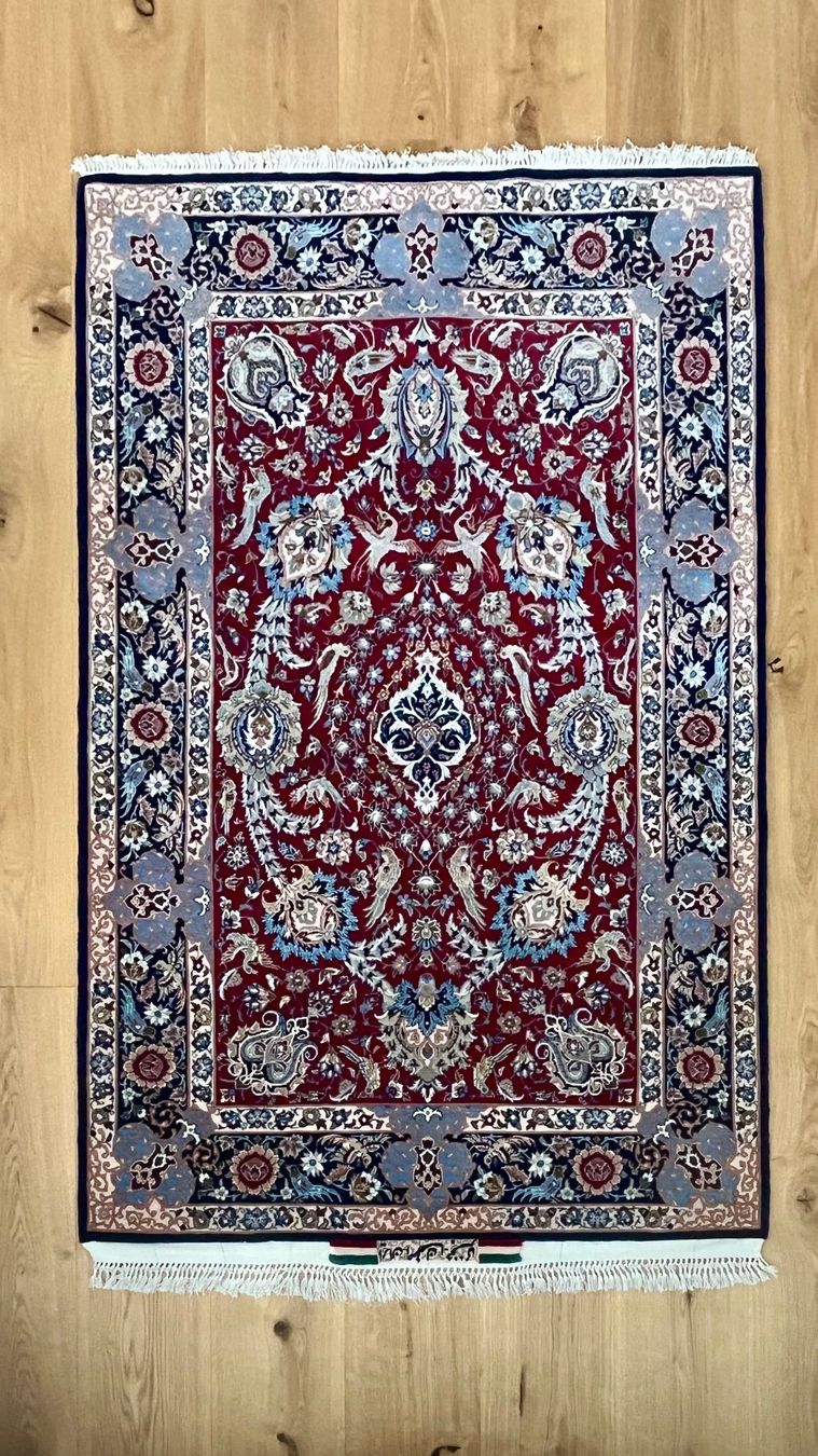Tappeti: Orientteppich Isfahan handgeknüpft – Usato da Schattdorf venduto da CaLeLaLy