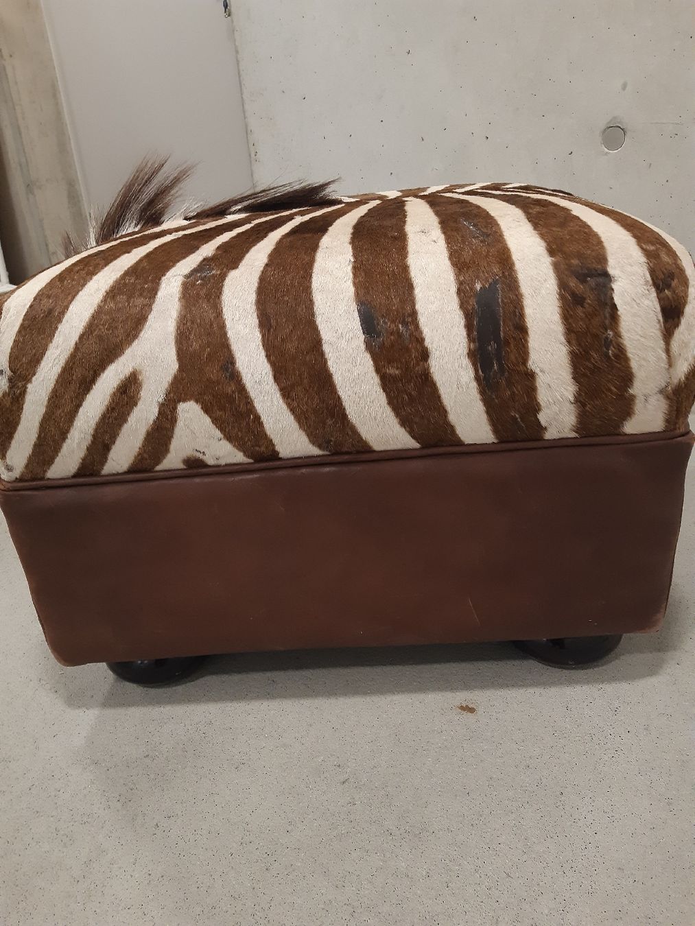 Sgabelli: Hocker mit einem Bezug aus echtem Zebrafell – Usato da Spiegel b. Bern venduto da hopplas 3