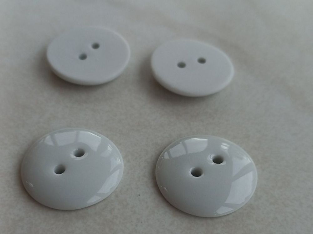 Strass Manschettenknöpfe 28mm - Blumendesign Knopfabdeckungen Rosaline