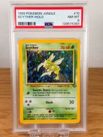 1999 Pokémon Jungle Scyther Holo #10 PSA 8 WOTC