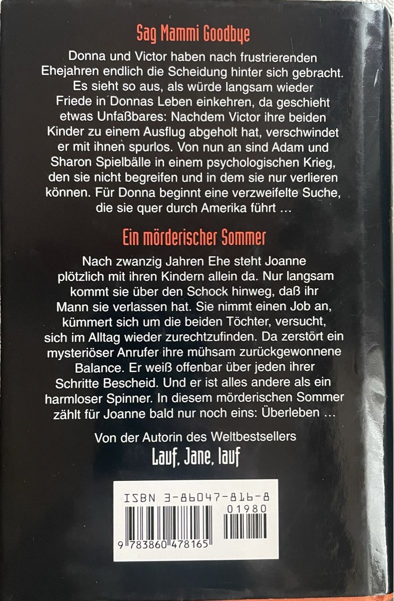 Libri: 2 X JOY FIELDING -SAG NAMI GOODBYE - EIN MÖRDERISCHER SOMMER – Usato da Buchs AG venduto da fischli610 1