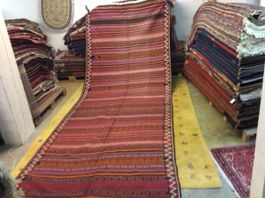 Grosser persischer Kelim Orientteppich, Baluch! N 344