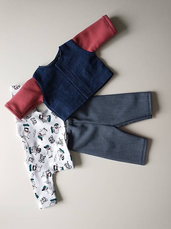 Puppen: Puppenkombi Motiv Super Cool – Neu (gemäss Beschreibung) aus Zürich von Turner_18