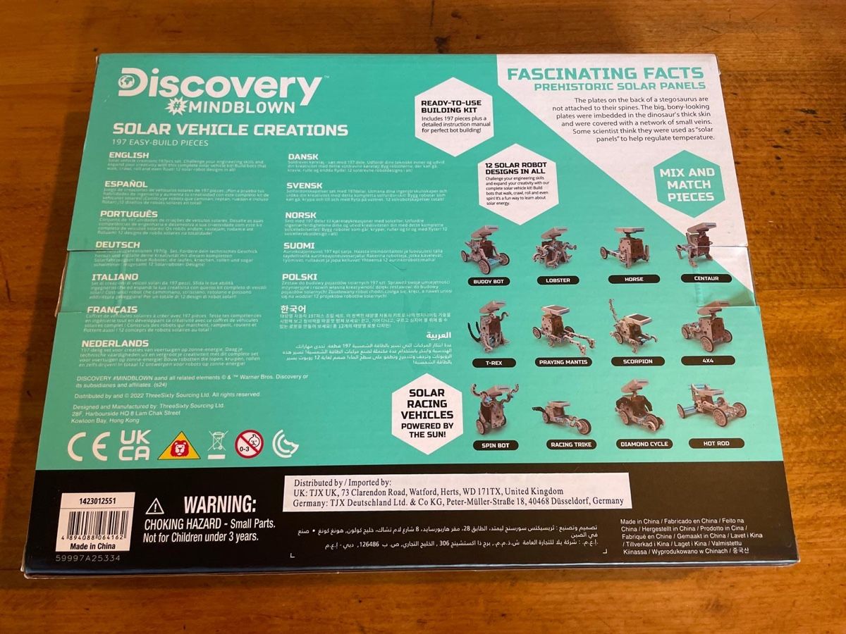 Kit di costruzioni: Discovery Mindblown Solar Roboter Bausatz akzeptabel – Nuovo (secondo la descrizione) da Teufenthal AG venduto da sleeepless1987 1