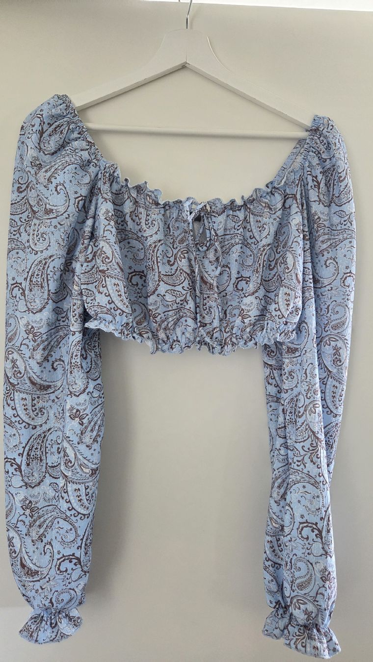 Primark Camicette: Sommerliches Crop-Top Grösse S – Nuovo (secondo la descrizione) da Courgevaux venduto da mel_v6qd