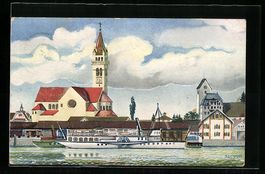 Romanshorn, Katholische Kirche mit Dampf
