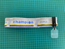 Schützen Stirnband mit Abdeckscheibe transp. WorldChampion