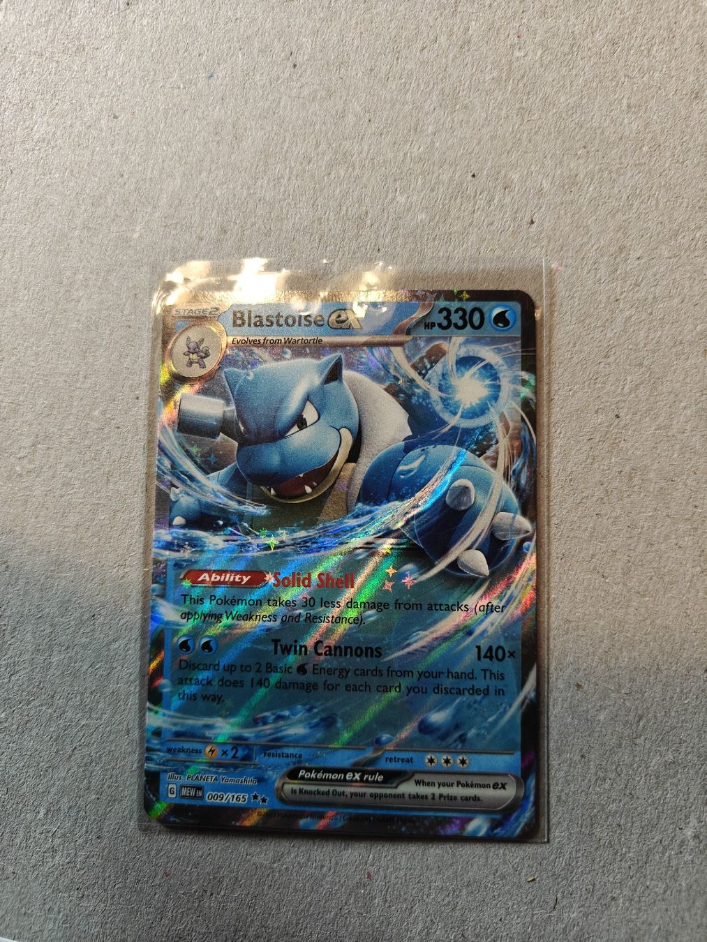 Pokémon Carte collezionabili: Blastoise ex 009/165 top Zustand – Nuovo (secondo la descrizione) da Fideris venduto da VonRiva86