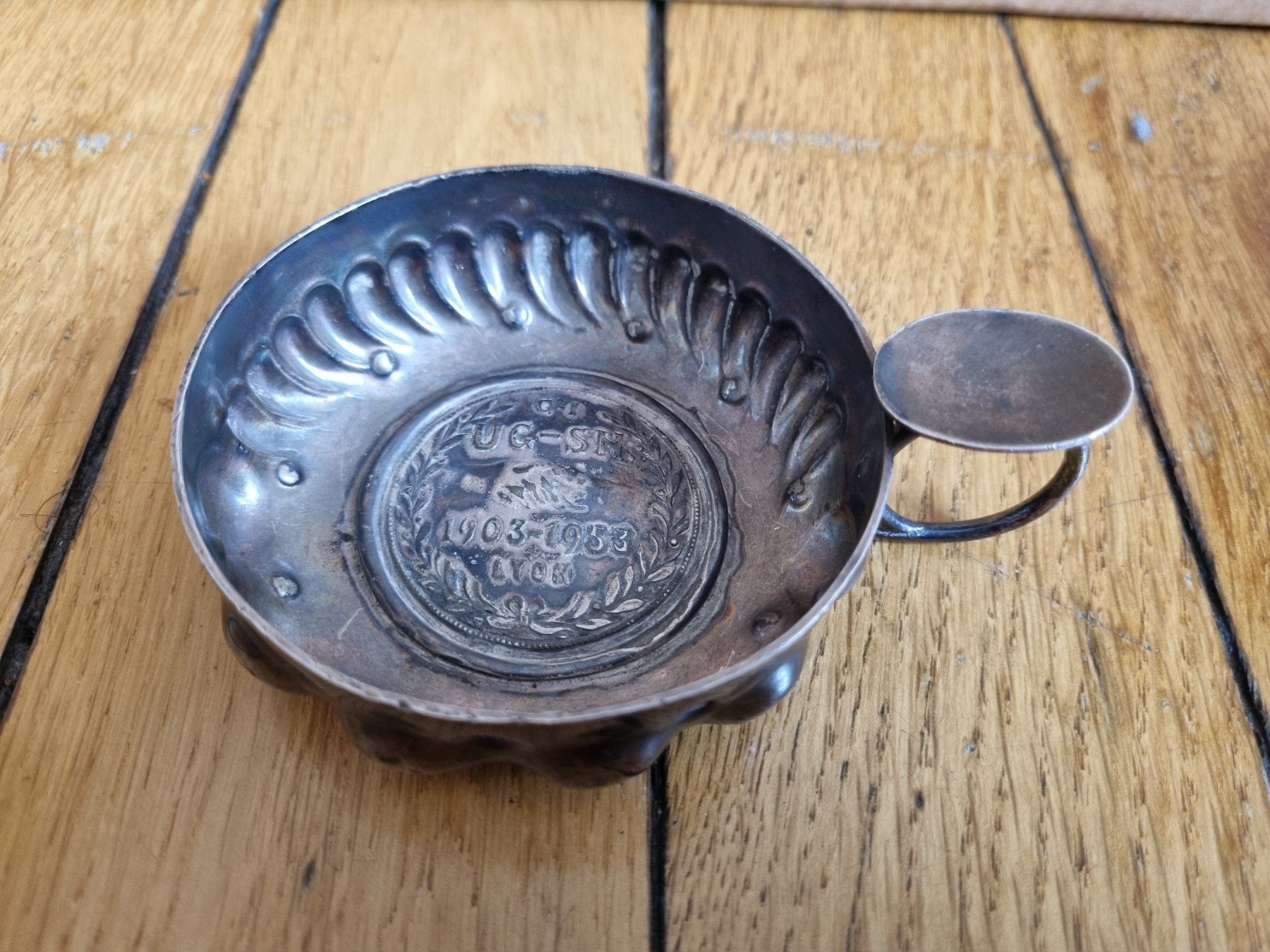 Ciotole: Alte Tastevin mit Münz Lyon 1903 -1953 – Usato da Schaffhausen venduto da Leveron13 8