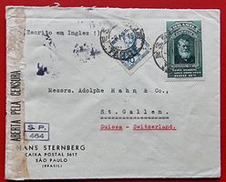 BRASILIEN FIRMA STERNBERG SAO PAULO ZENSUR ST GALLEN 1945