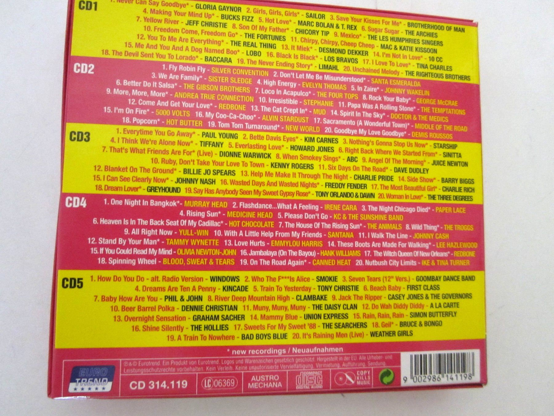 CDs: Musik-CDs mit Oldies, 100 Titel (5 CDs) – Gebraucht aus Binningen von fel_8mgn 1