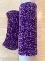 Colora Armstulpen / Mittli / Pulswärmer, Lila, NEU