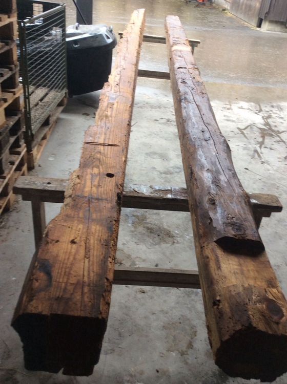 Alte Holzbalken Dekoration