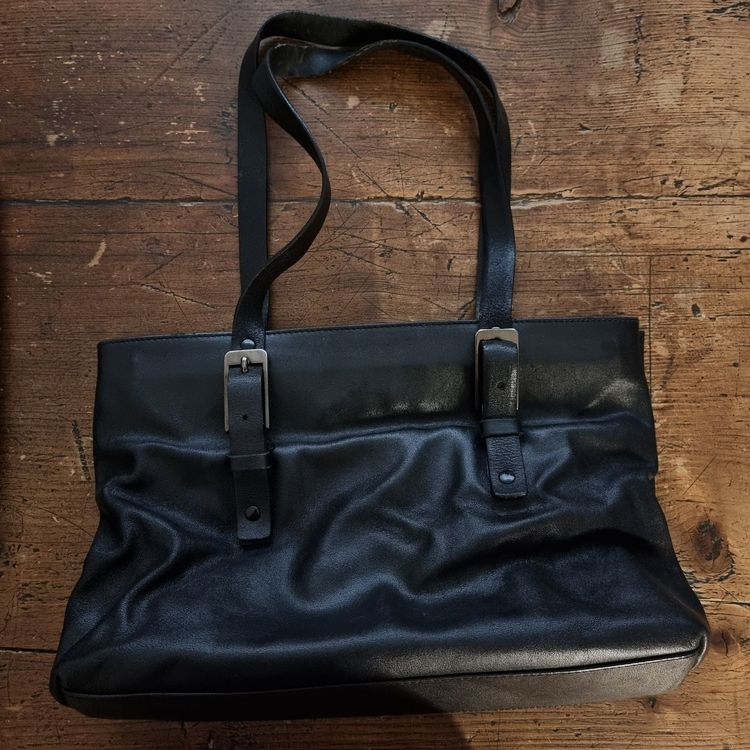 Leder Handtasche Strenesse Handtasche Schwarz Strenesse Leder