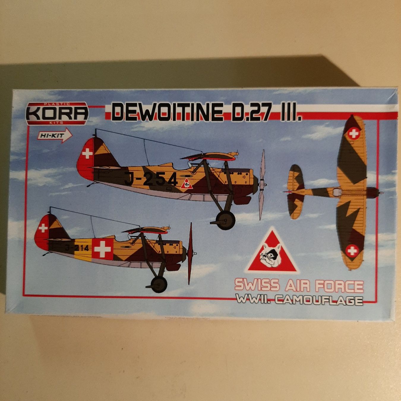 Schweizer Armee Modellbausätze & Standmodelle: 836 ... Dewoitine D.27. III ... Kora 72 081 – Gebraucht aus Bonstetten von