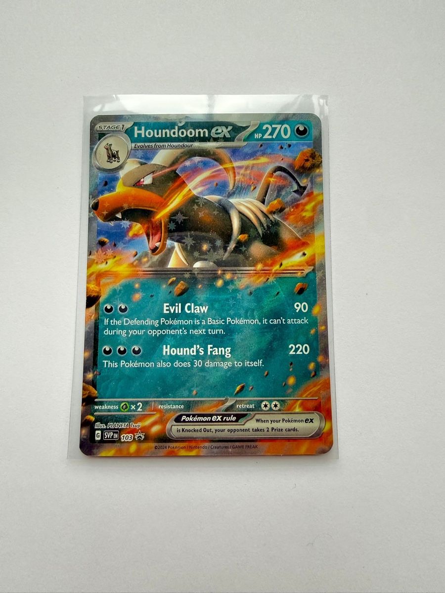Pokémon Carte collezionabili: Pokemon SVP Houndoom ex 103 EN – Nuovo (secondo la descrizione) da Läufelfingen venduto da Seraphim13