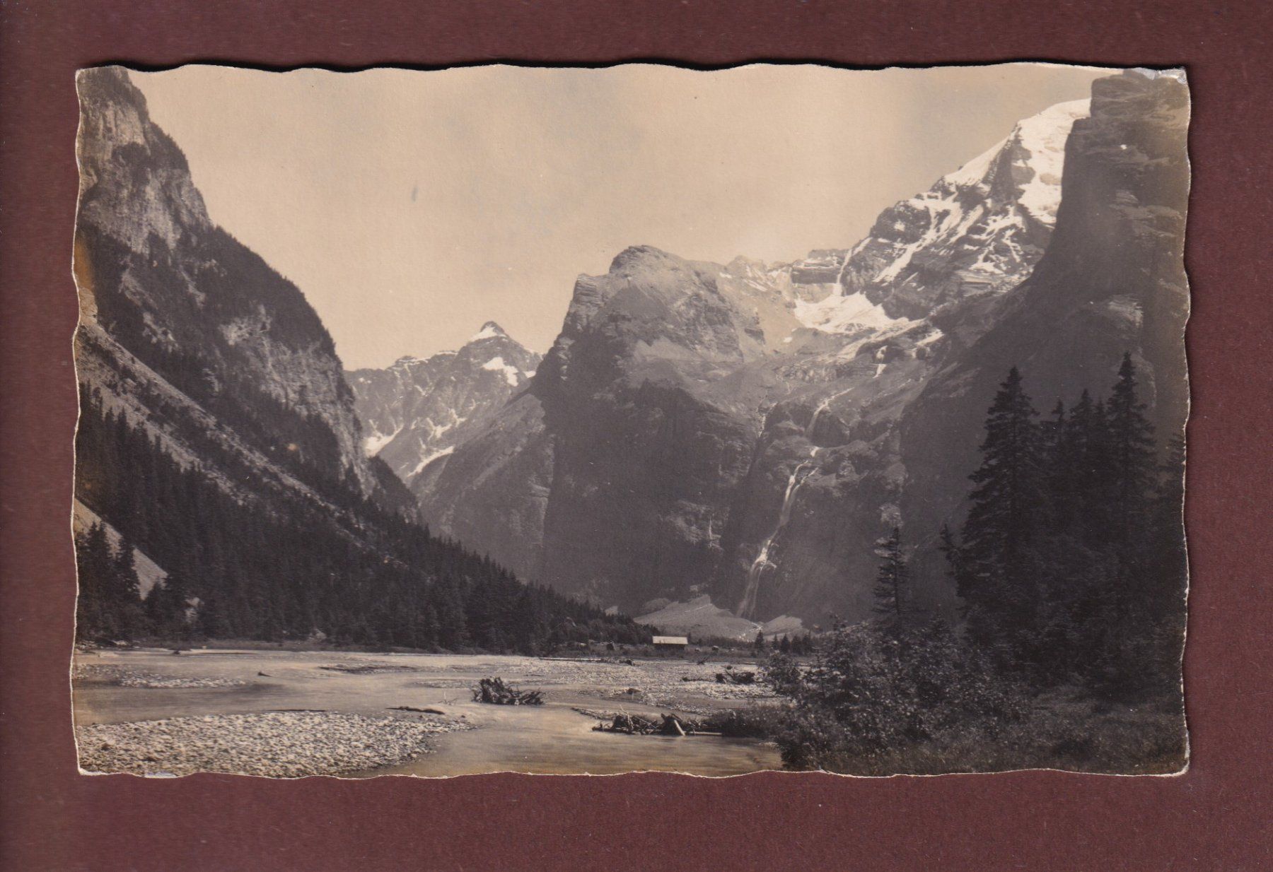 Ansichtskarten: Photo - PAYSAGE ALPESTRE – Gebraucht aus Pully von nicecards-shop