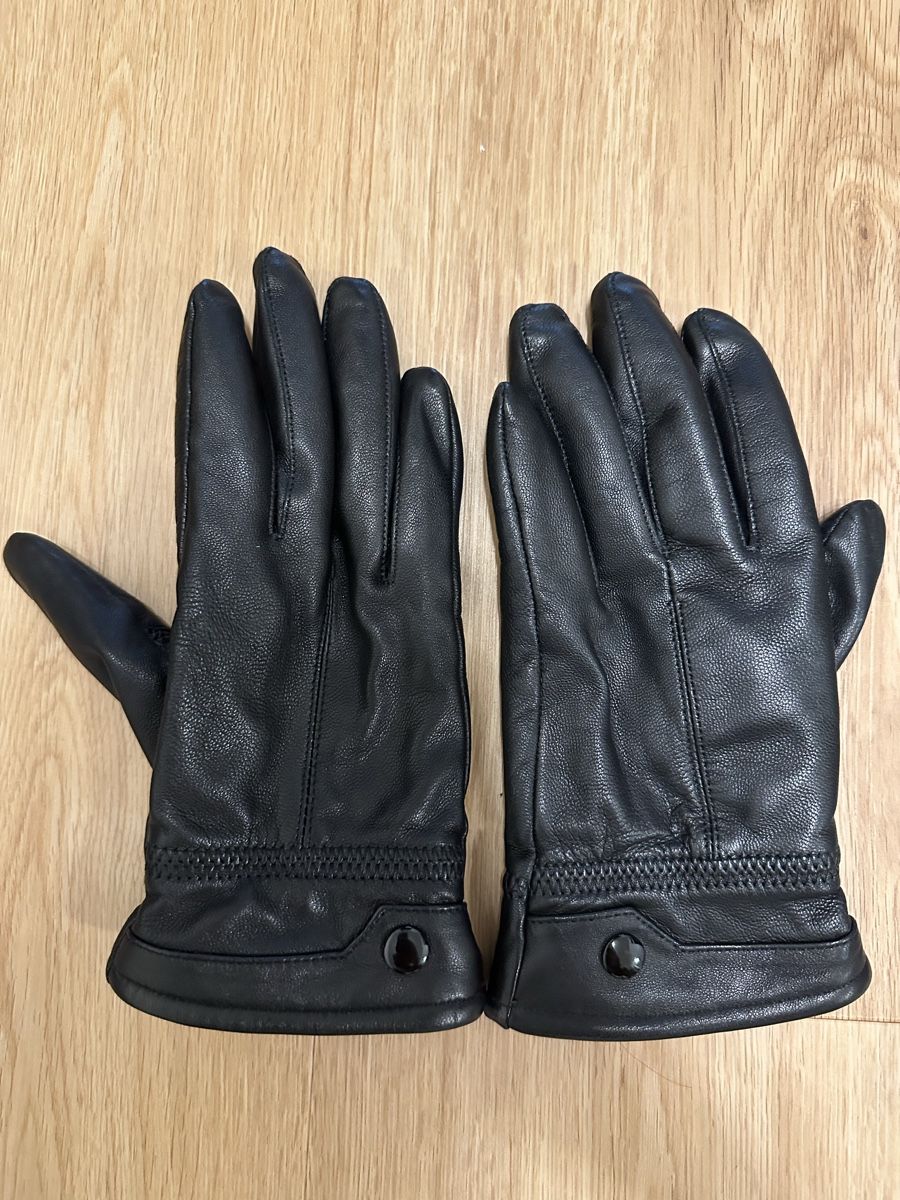 Handschuhe & Handstulpen: 3 Paar Schwarze Leder Handschuhe  – Gebraucht aus Steinhausen von casaplia 1