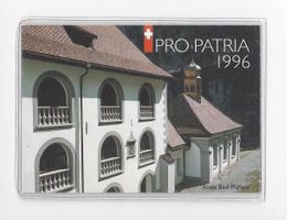 1996 Pro Patria Markenheftchen 8 (Barockbad Pfäfers) ERSTTAG