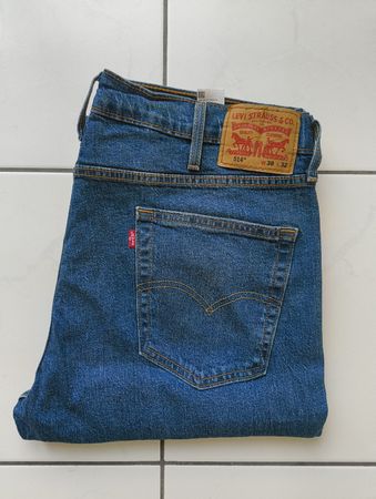 Levi's 514 Jeans W38 L32 dunkelblau neu mit Etikett