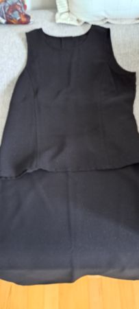Damen Zweiteiler schwarz glitzern