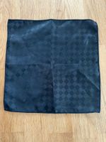 ⚫ Schwarzes Einstecktuch mit Karomuster elegant & klassisch