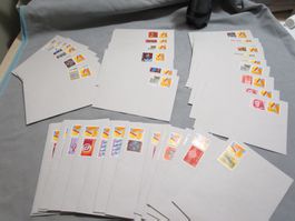50 Vorfrankierte CH Briefumschläge  A Post a. Fr. 1.20