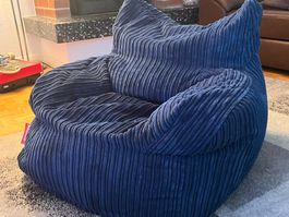 Sitzsack blau gut erhalten