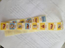 Coop Sammelaufkleber Splash Serie gut erhalten