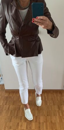 Die hochwertige Lederjacke aus butterweichem Leder