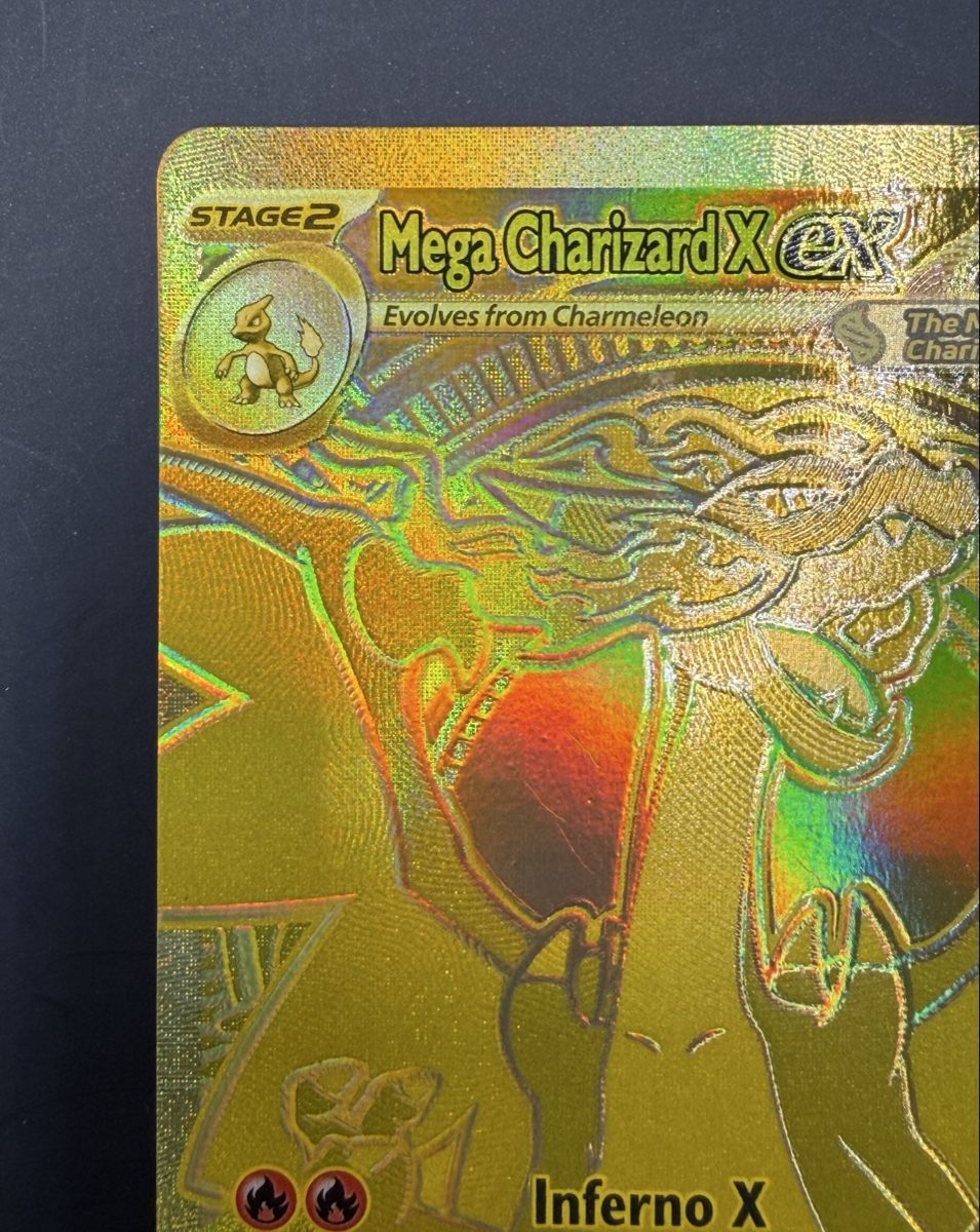Pokémon Carte collezionabili: Mega Charizard X ex - PFL #130 (Gold) – Nuovo (secondo la descrizione) da Genève venduto da Resko 2