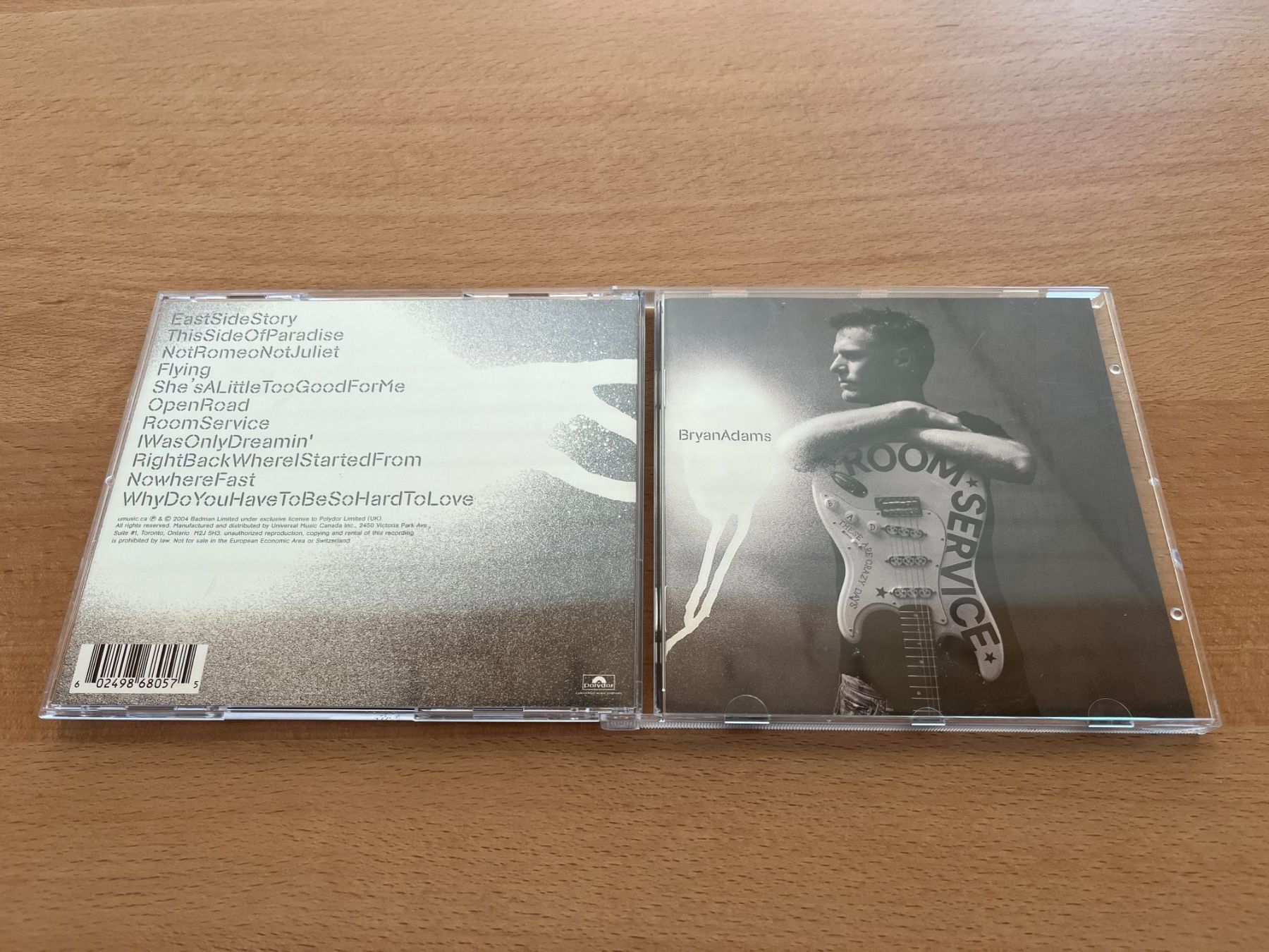 CD: Bryan Adams - Room Service – Usato da Bätterkinden venduto da emmentaler2008