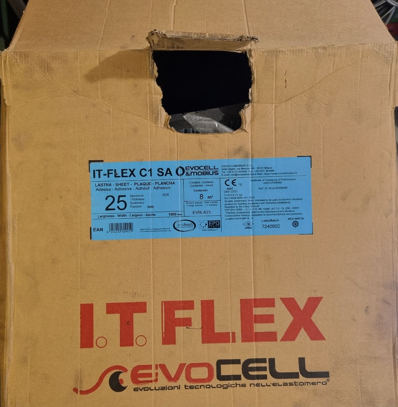 Sanitari: Armaflex/Ecocell IT- Flex C1 Rolle – Nuovo (secondo la descrizione) da Windisch venduto da Firstspace 1