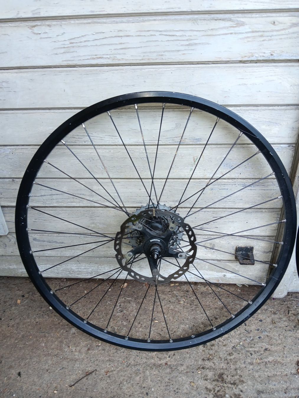Shimano Cerchioni: 2 Felgen Alu mit Scheibenbremsen – Usato da Dietikon venduto da Sauber64 3