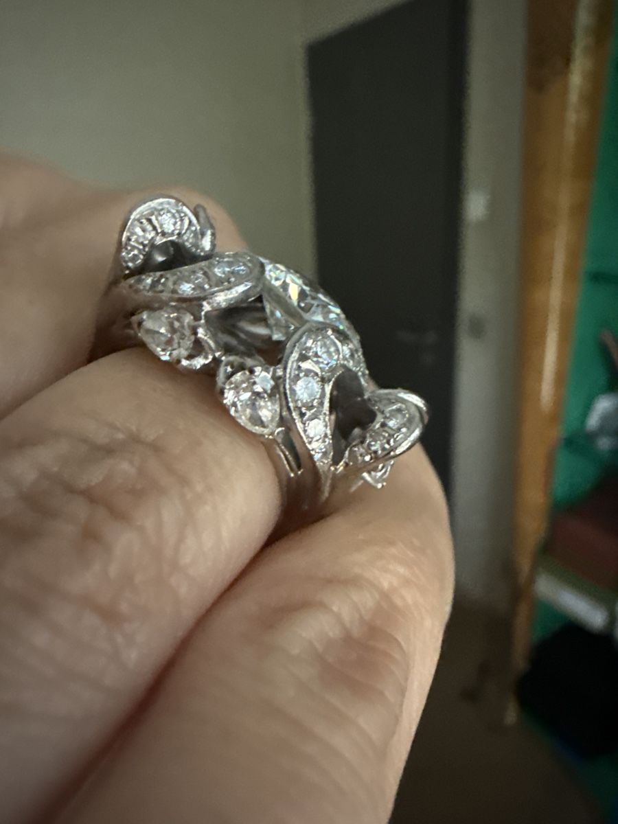 Anelli: Diamonds engagement ring in white gold – Nuovo (secondo la descrizione) da Genève venduto da val_rp9x 5