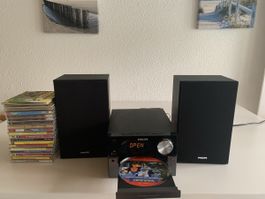 Philips Micro Hi-Fi System - inkl vieler CD‘s