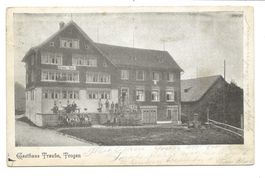Trogen (AR) Gasthaus Traube - Personal und Gäste - 1904