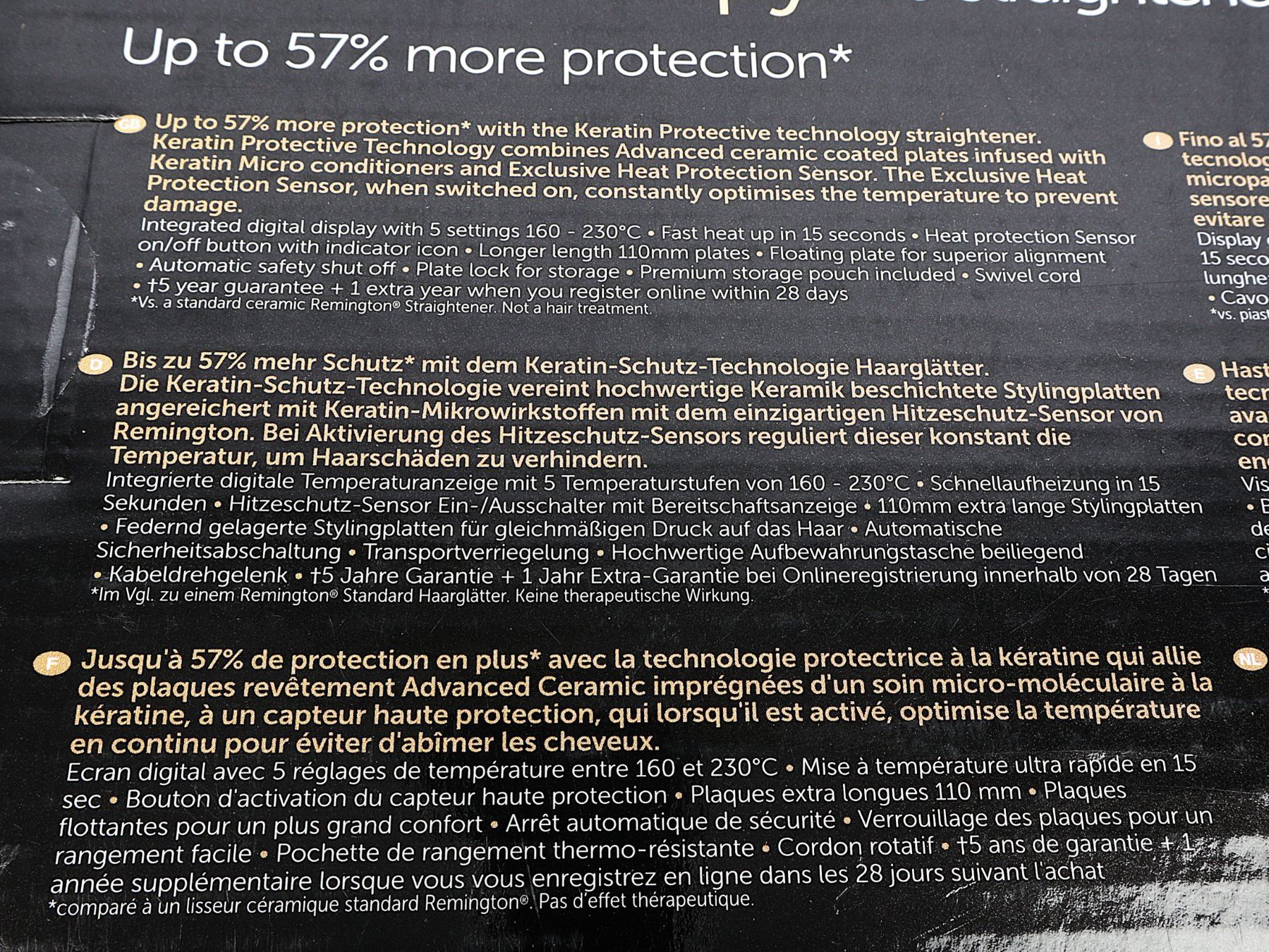 Remington Lockenstäbe & Haarglätter: REMINGTON Pro Straightener – Neu (gemäss Beschreibung) aus Steinen von Restwert_Steinen 7
