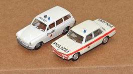 Brekina 92402 Katonspolizei Bern Set BMW 2000 und VW 1:87