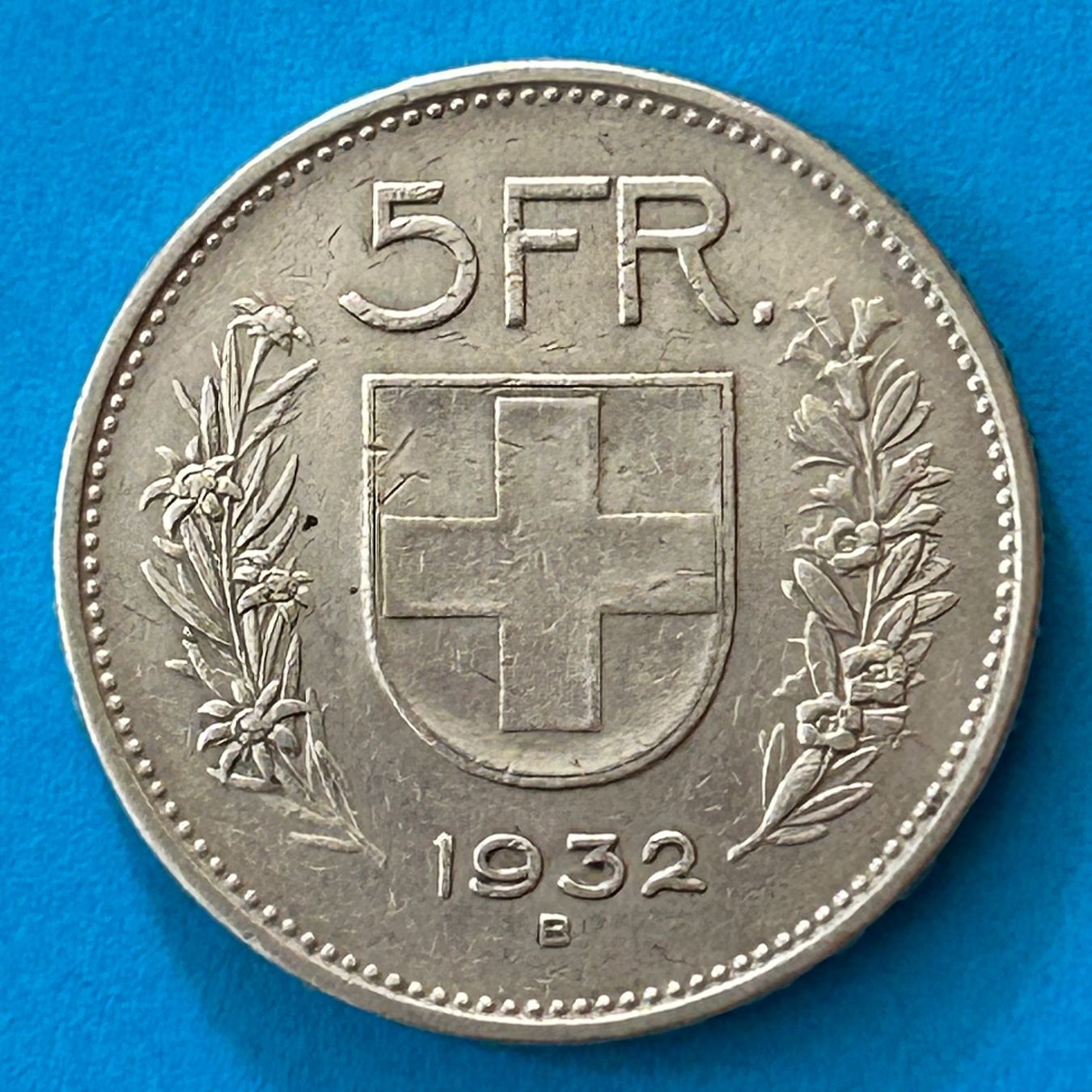 Tutti le monete: 5 Franken 1932 – Usato da Zürich venduto da thiemy