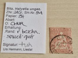 Strubel 24G, signiert, CHUR, ab 1.-