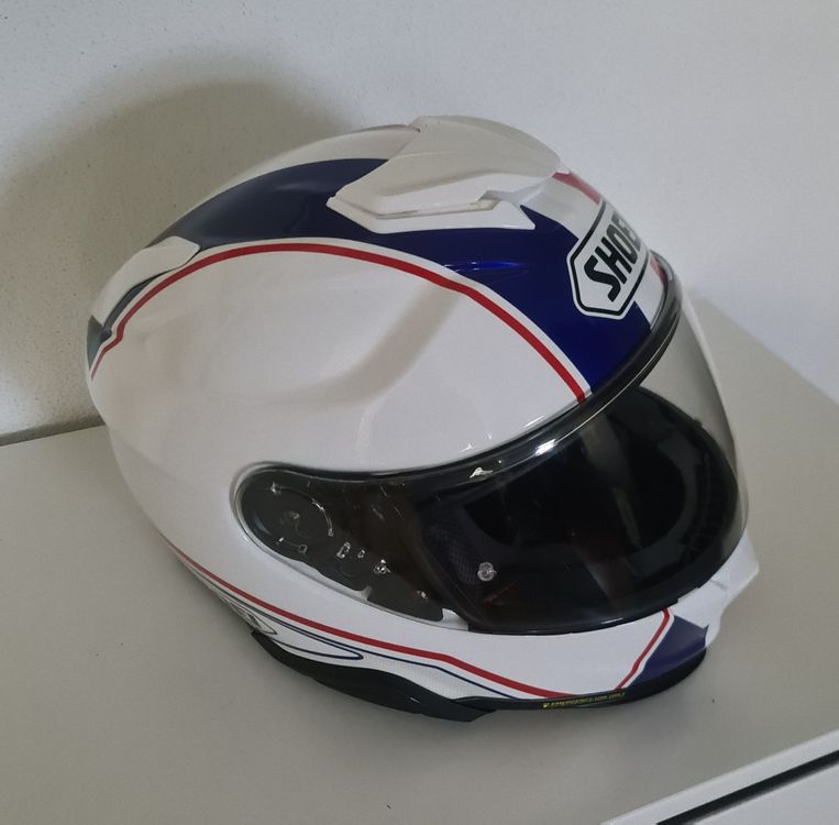 Shoei Casques & visières: Shoei Integralhelm GT-Air 2 Panorama TC-10 weiss-rot-blau – Neuf (Voir description) à St.Gallen par rey_9vlg 2